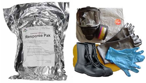TriCon Environmental, Inc. Chem-bio Response Pak w/ MSA Millennium Gas Mask and Tychem CPF 3 Coverall